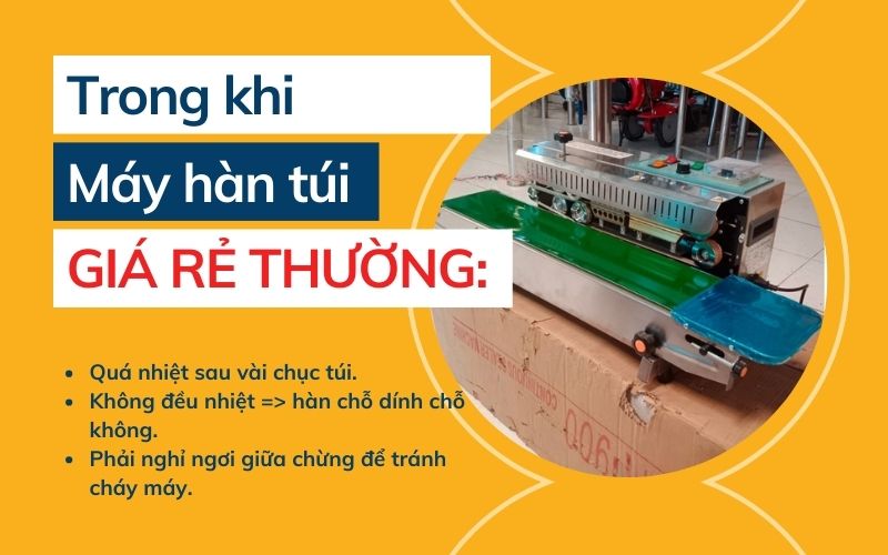 máy hàn túi giá rẻ thường