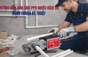 Hướng Dẫn Hàn Ống PPR Nhiều Kích Cỡ Đúng Chuẩn Kỹ Thuật