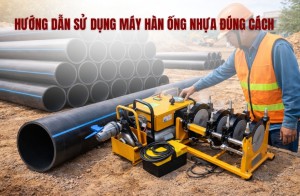 Hướng dẫn sử dụng máy hàn ống nhựa đúng cách, an toàn