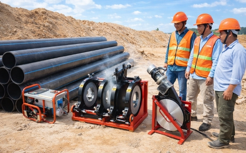 Các bước hàn ống nhựa đúng cách