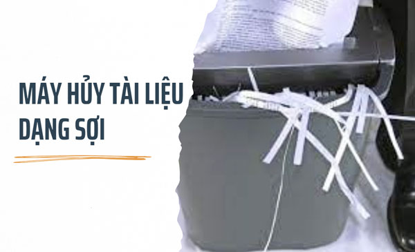 Máy hủy tài liệu dạng sợi