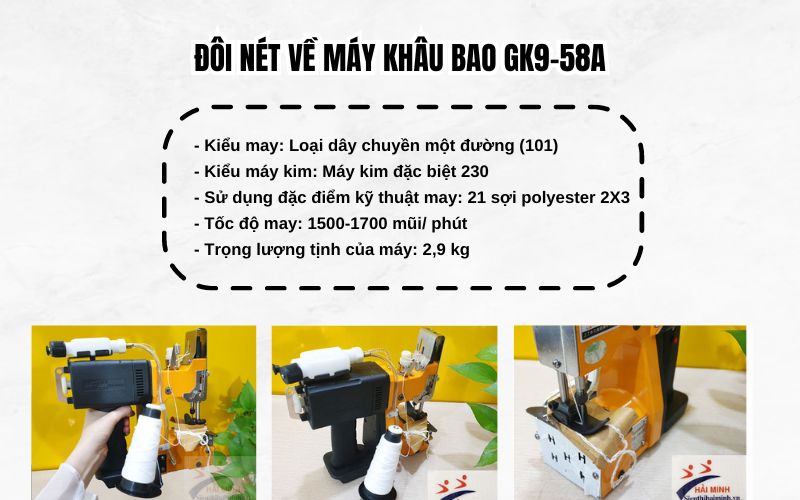 Đôi nét về máy khâu bao GK9-58A