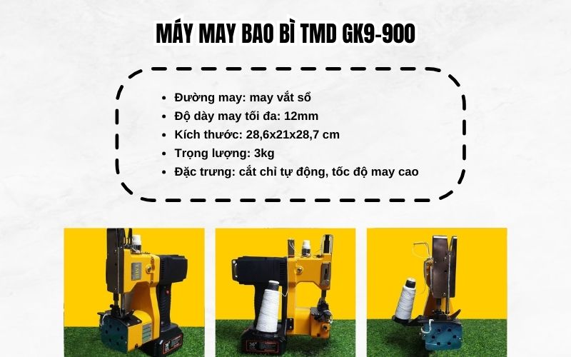 Đôi nét về sản phẩm máy khâu bao TMD GK9-900