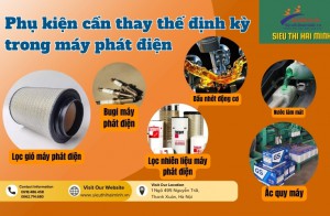 Phụ kiện cần thay thế định kỳ trong máy phát điện