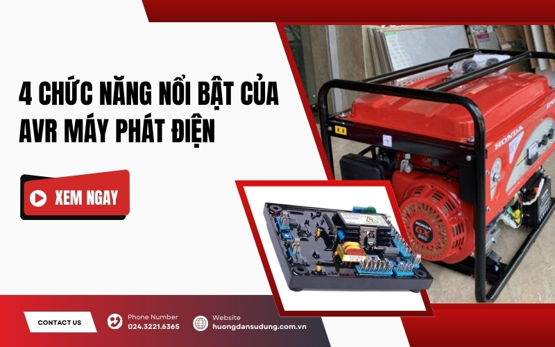 4 Chức Năng Nổi Bật Của AVR Máy Phát Điện