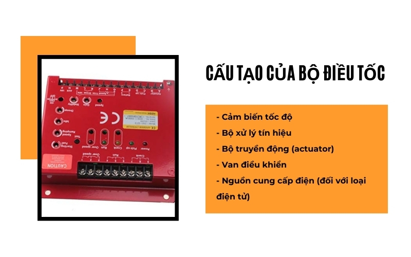 Cấu tạo của bộ điều tốc