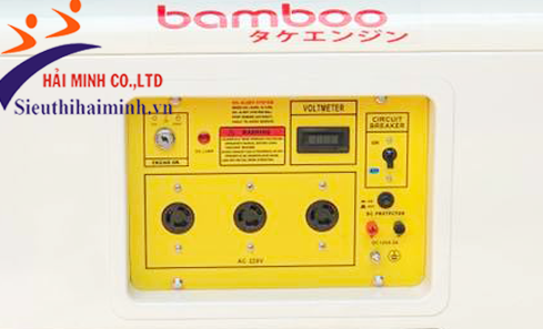 Máy phát điện Bamboo BMB 12000EX cho xưởng gia công cơ khí