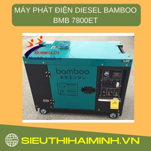 Máy phát điện diesel Bamboo BmB 7800ET
