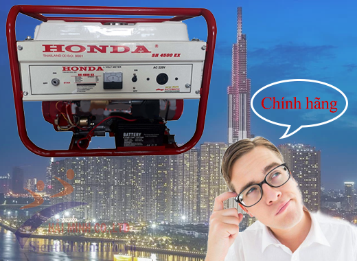 Mẹo nhận biết máy phát điện Honda SH 4500EX chính hãng