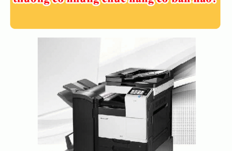 Máy photocopy đa năng thường có những chức năng cơ bản nào?