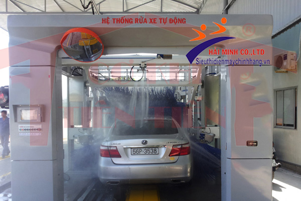 hệ thống rửa xe tự động 