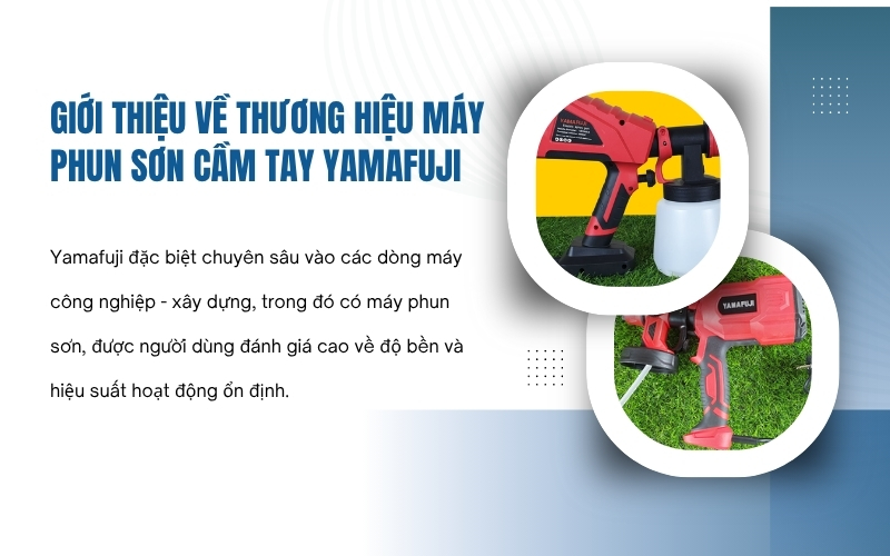 Giới thiệu về thương hiệu máy phun sơn cầm tay Yamafuji