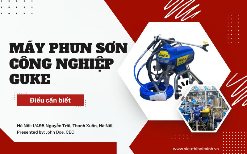 Máy phun sơn công nghiệp GUKE – Điều cần biết