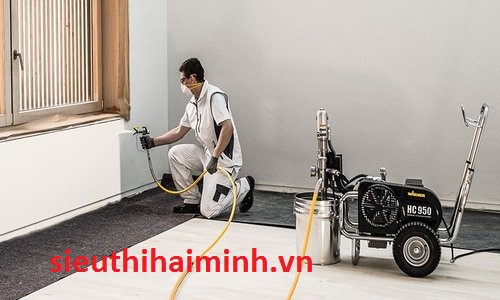 Máy phun sơn chát lượng tại siêu thị Hải Minh