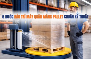 6 Bước Bảo Trì Máy Quấn Màng Pallet Chuẩn Kỹ Thuật