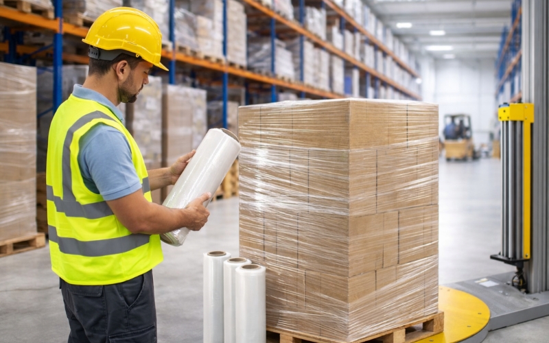 Cách kiểm tra màng quấn pallet nhanh và chính xác