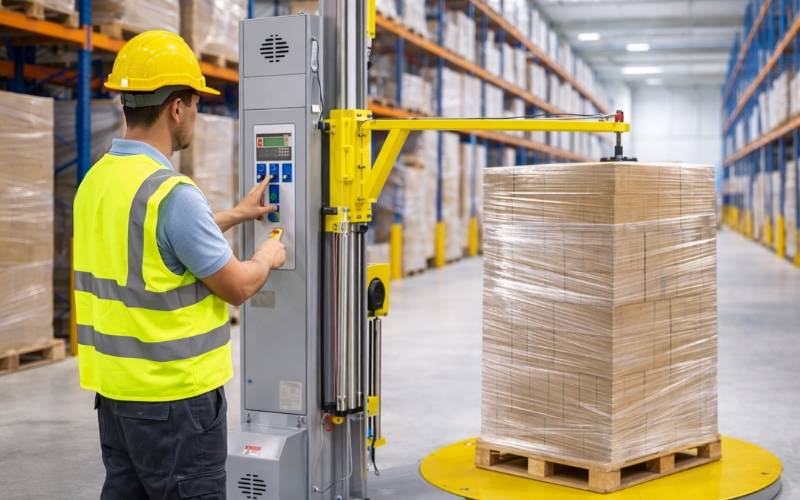 Cài đặt thông số máy quấn màng