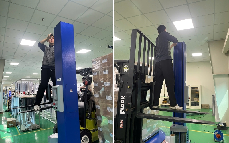 Hướng dẫn bảo trì máy quấn màng pallet an toàn