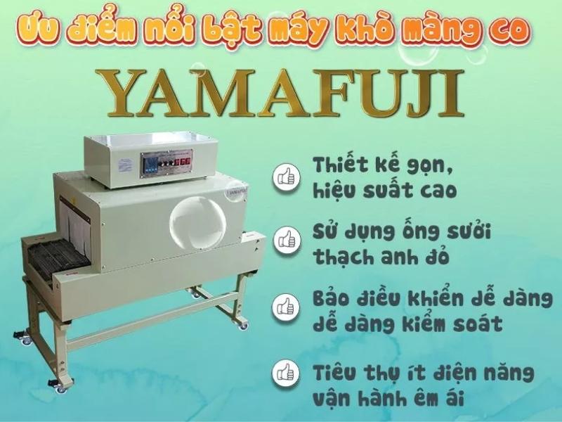  Ưu điểm nổi bật của máy rút màng màng co Yamafuji