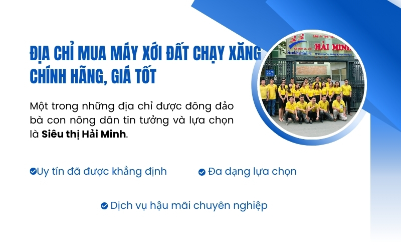 Địa chỉ mua máy xới đất chạy xăng chính hãng, giá tốt
