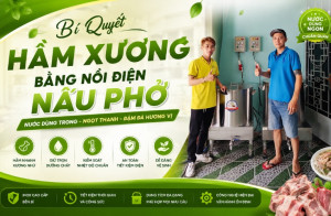 Bí Quyết Hầm Xương Bằng Nồi Điện Nấu Phở