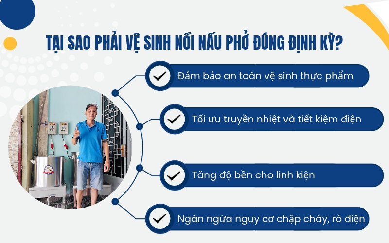 Tại sao phải vệ sinh nồi nấu phở đúng định kỳ?