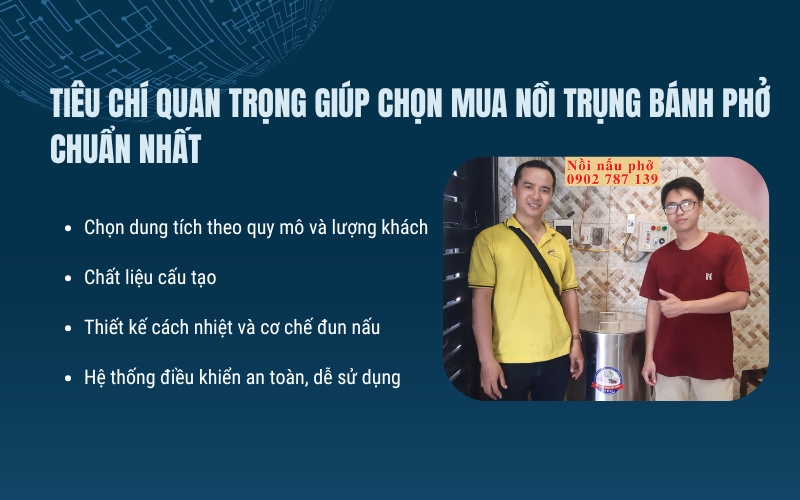Tiêu chí quan trọng giúp chọn mua nồi trụng bánh phở chuẩn nhất