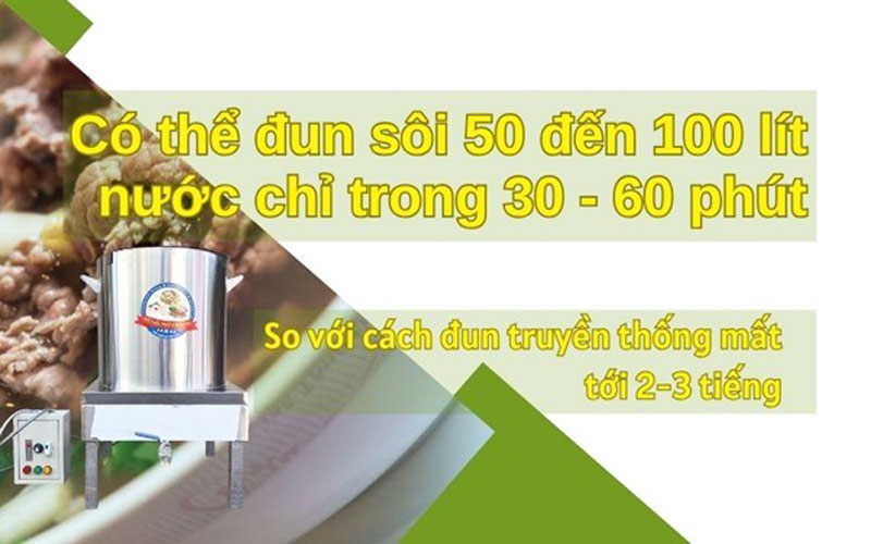 Những tiện ích vượt trội của nồi nấu phở điện